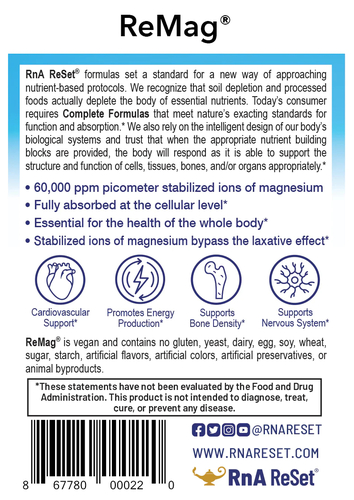 ReMag - The Magnesium Miracle | Dr. Dean piko-ionos folyékony magnéziuma - 240ml
