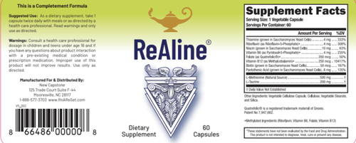 ReAline - B-Vitaminok Plusz - 60 Kapszula
