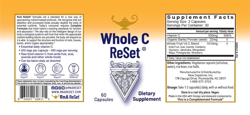 Whole C ReSet - C-Vitamin - Kapszula
