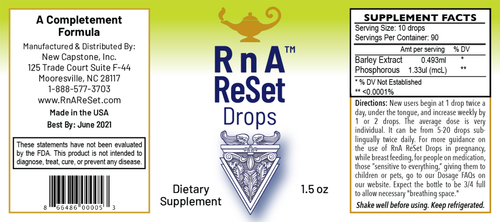 RnA ReSet Drops - Árpa kivonat